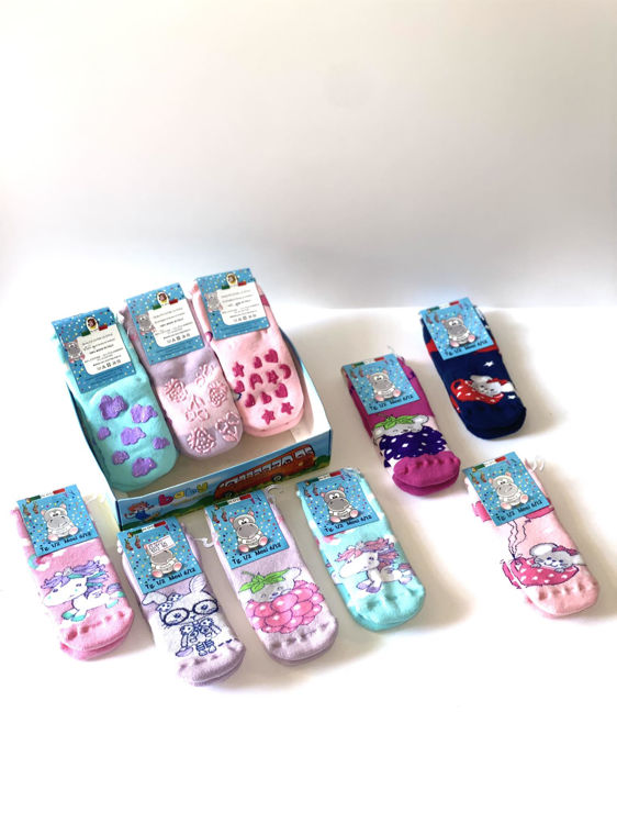 Picture of A340- NON SLIP BABY SOCKS WITH GRIPPERS